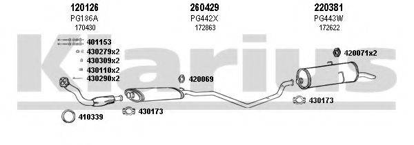 KLARIUS 630236E Система випуску ОГ