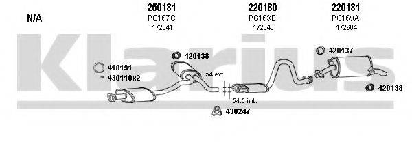KLARIUS 630271E Система випуску ОГ