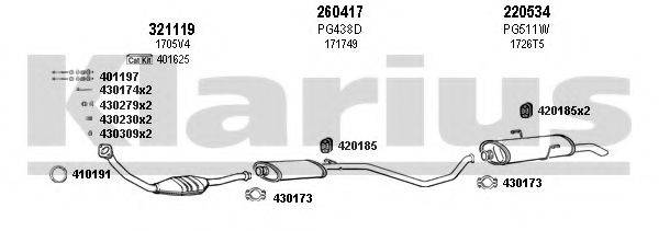 KLARIUS 630481E Система випуску ОГ