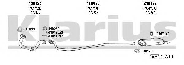 KLARIUS 630501E Система випуску ОГ