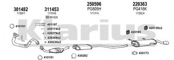 KLARIUS 630660E Система випуску ОГ