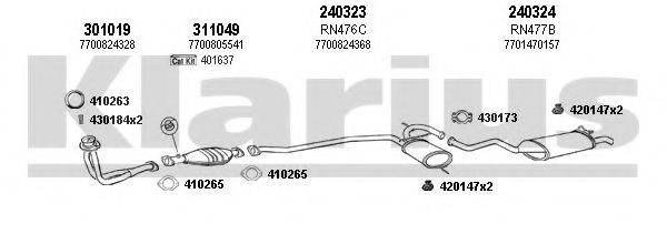 KLARIUS 720609E Система випуску ОГ