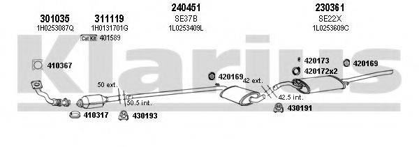 KLARIUS 790051E Система випуску ОГ