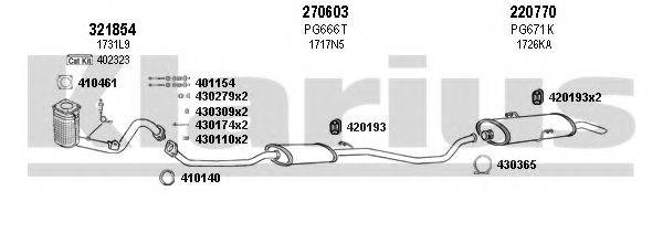 KLARIUS 630765E Система випуску ОГ