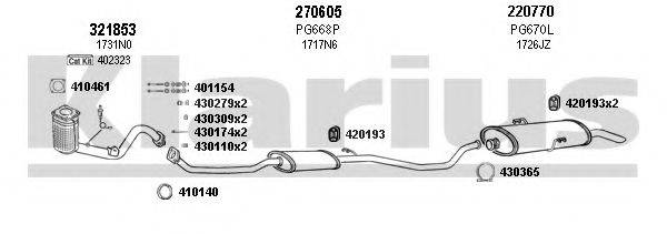 KLARIUS 630769E Система випуску ОГ