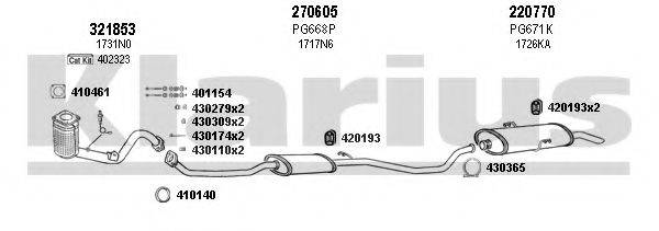 KLARIUS 630770E Система випуску ОГ