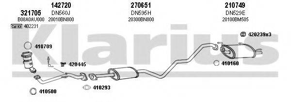 KLARIUS 270482E Система випуску ОГ