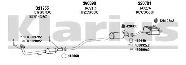 KLARIUS 420216E Система випуску ОГ