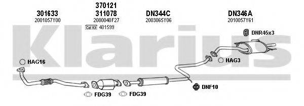 KLARIUS 270297U Система випуску ОГ