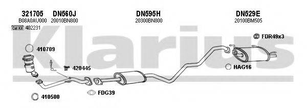 KLARIUS 270482U Система випуску ОГ