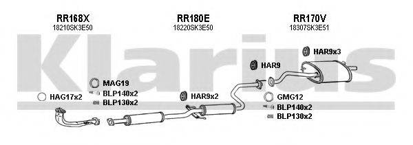 KLARIUS 420097U Система випуску ОГ