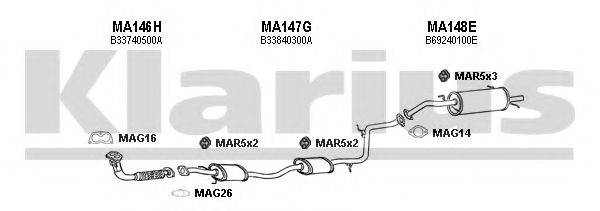 KLARIUS 570195U Система випуску ОГ