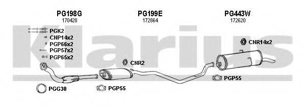KLARIUS 630104U Система випуску ОГ