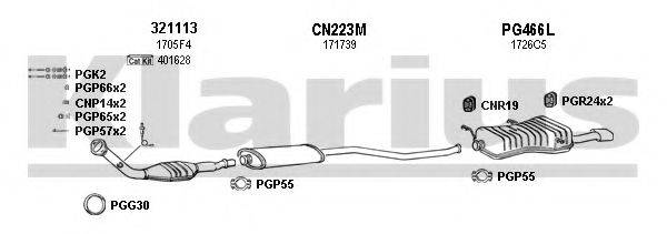 KLARIUS 630330U Система випуску ОГ