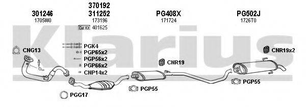 KLARIUS 630453U Система випуску ОГ