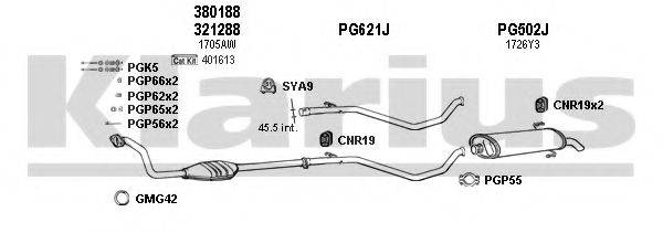 KLARIUS 630589U Система випуску ОГ