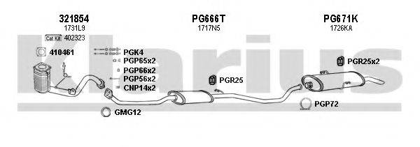 KLARIUS 630765U Система випуску ОГ