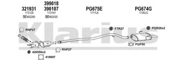 KLARIUS 630904U Система випуску ОГ
