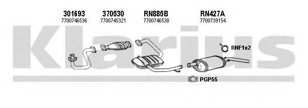 KLARIUS 720234U Система випуску ОГ