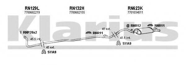 KLARIUS 720569U Система випуску ОГ