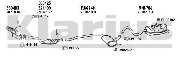KLARIUS 720713U Система випуску ОГ