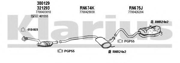 KLARIUS 720818U Система випуску ОГ