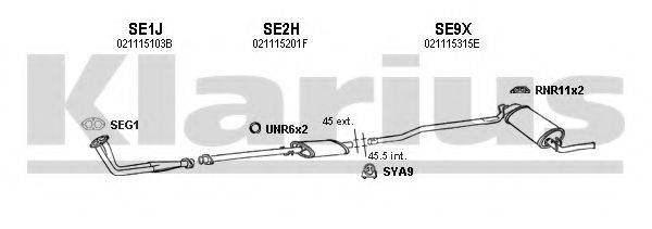 KLARIUS 790008U Система випуску ОГ