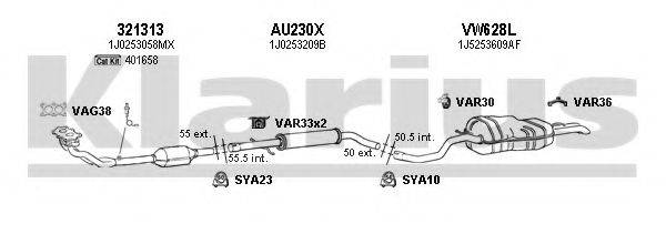 KLARIUS 790151U Система випуску ОГ