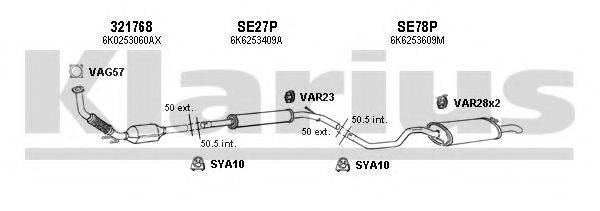 KLARIUS 790269U Система випуску ОГ