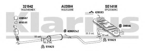KLARIUS 790329U Система випуску ОГ