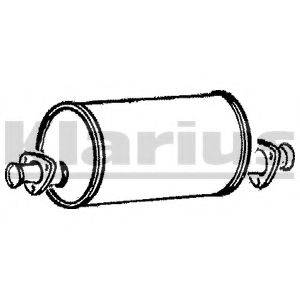 KLARIUS LR93K Середній глушник вихлопних газів