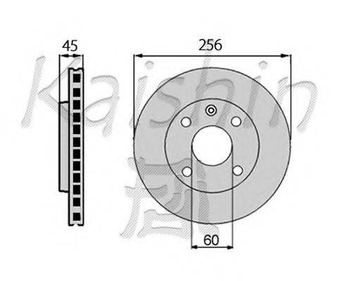 KAISHIN CBR006 гальмівний диск