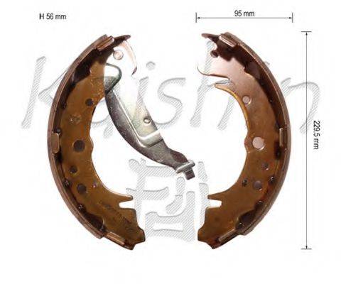 KAISHIN K11179 Комплект гальмівних колодок