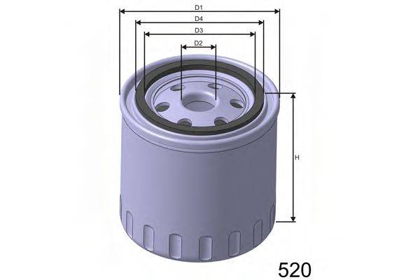 MISFAT Z194 Масляний фільтр