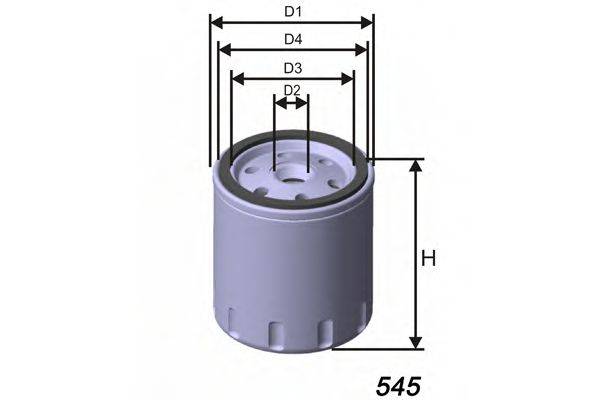 MISFAT Z439 Масляний фільтр