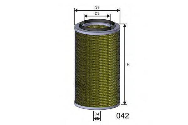 MISFAT R007 Повітряний фільтр