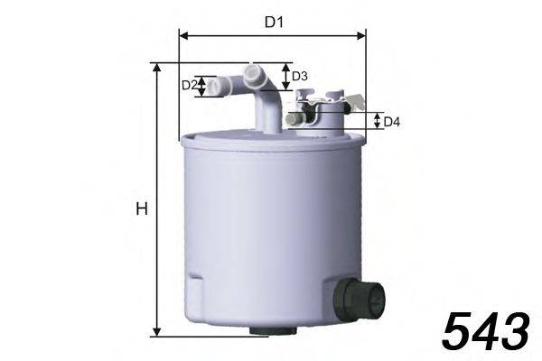 MISFAT M502 Паливний фільтр