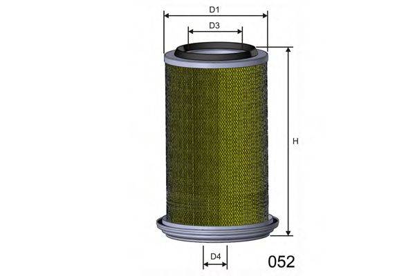 MISFAT R836 Повітряний фільтр