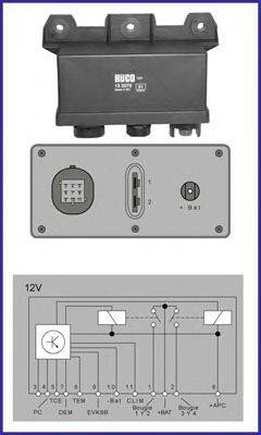 HITACHI 132075 Реле, система розжарювання