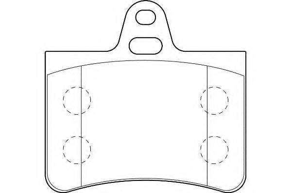 WAGNER WBP23305A Комплект гальмівних колодок, дискове гальмо