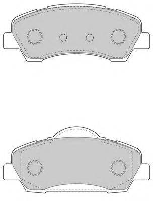 WAGNER WBP80011A Комплект гальмівних колодок, дискове гальмо