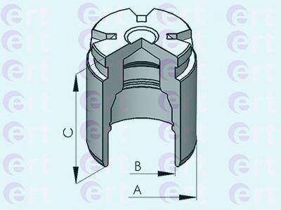 ERT 150574C Поршень, корпус скоби гальма