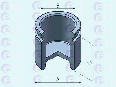 ERT 151141C Поршень, корпус скоби гальма