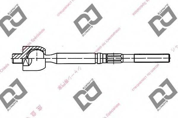 DJ PARTS DR1219 Осьовий шарнір, рульова тяга