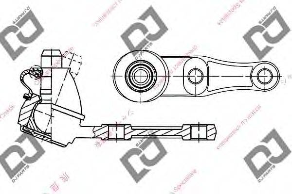 DJ PARTS DB1166 несучий / напрямний шарнір