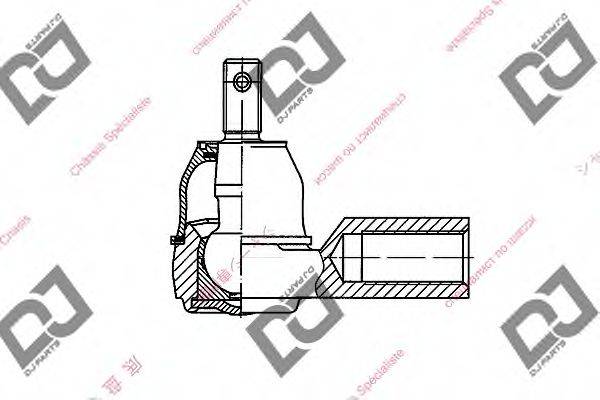 DJ PARTS DE1061 Наконечник поперечної кермової тяги