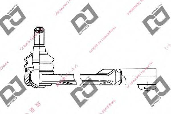 DJ PARTS DE1192 Наконечник поперечної кермової тяги