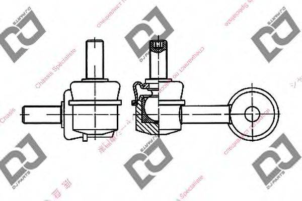 DJ PARTS DL1026 Тяга/стійка, стабілізатор