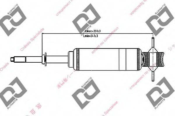 DJ PARTS DS1180HT Амортизатор