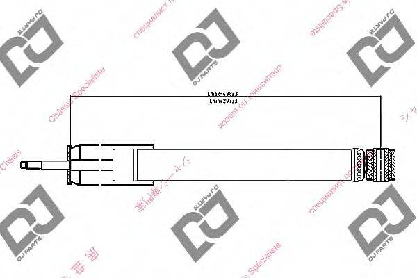 DJ PARTS DS1233GT Амортизатор